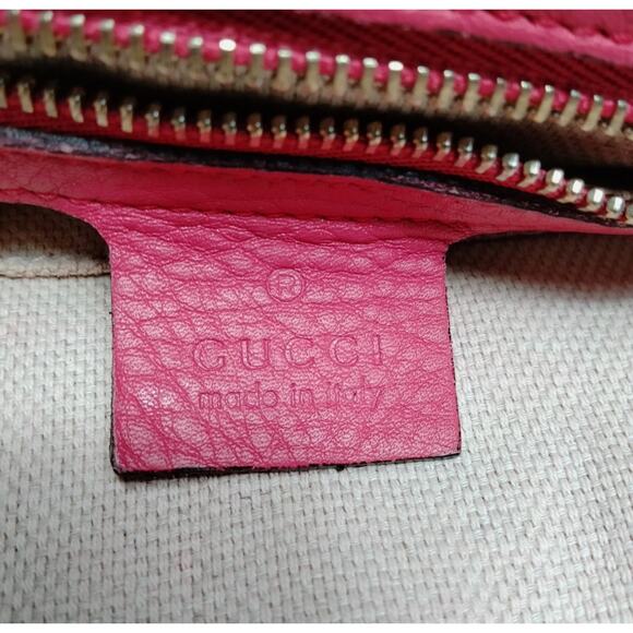 Gucci Pink Leather SoHo EUC - Picture 7 of 9